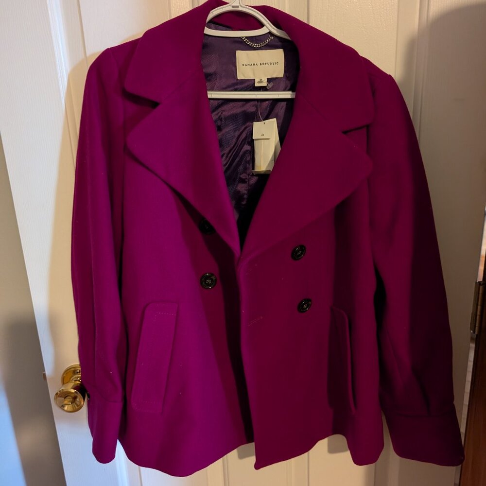 Women's wool peacoat